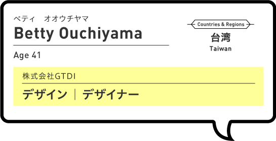 Betty Ouchiyama ベティ オオウチヤマ（status）