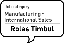 Job category Overseas Sales Rolas Timbul