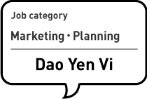 Job category Planning & Marketing Dao Yen Vi