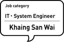 IT engineer Khaing San Wai